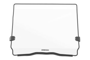 Polaris RZR Turbo R Premium Full Windshield - Rough Country - Scratch Resistant - 2023+